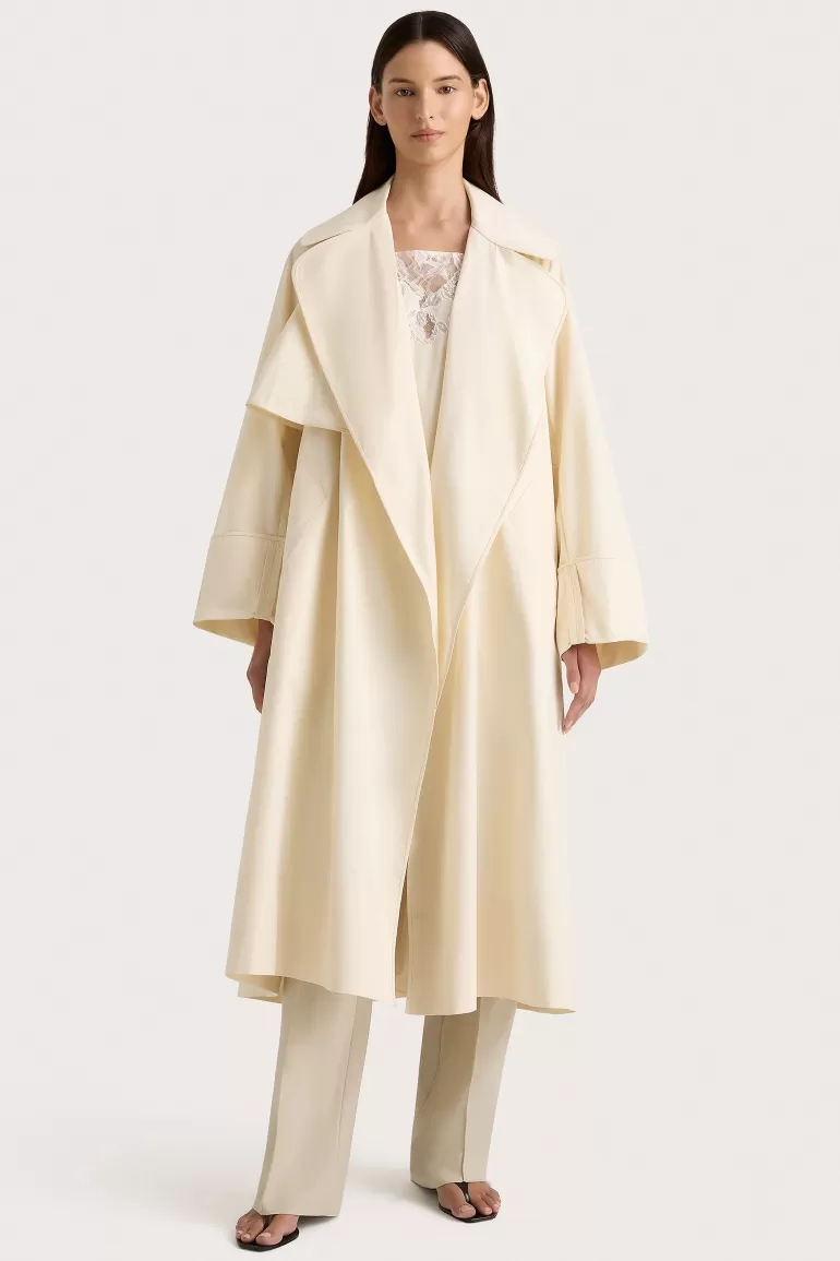 Clearance Faithfull the Brand Vanze Coat Off White