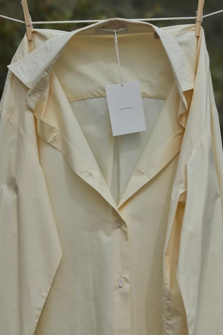 Sale Faithfull the Brand Vieste Shirt Lemon