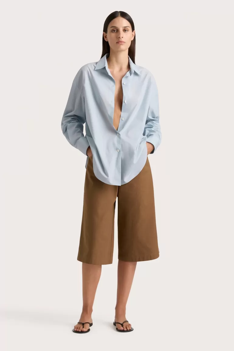 Cheap Faithfull the Brand Vieste Shirt Sky Blue