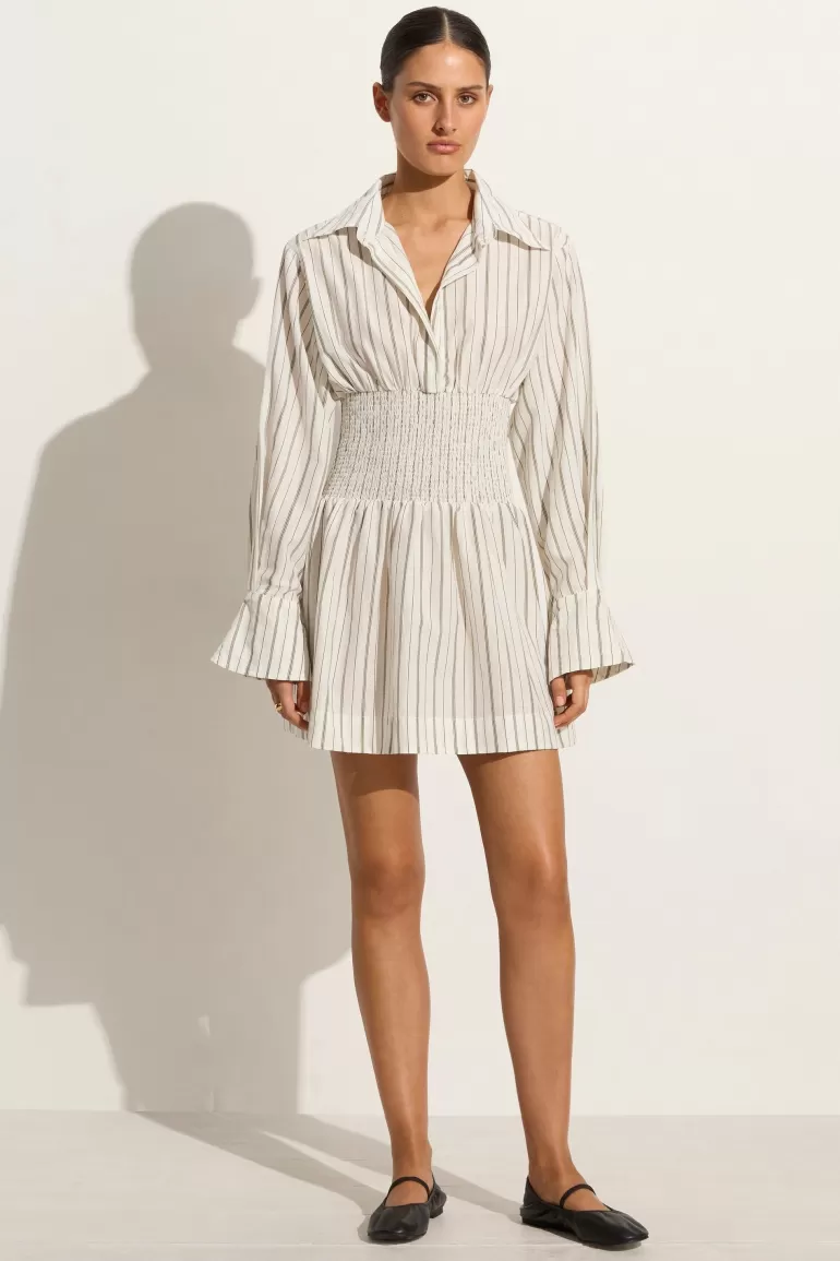 Outlet Faithfull the Brand Vitinia Mini Dress Trieste Stripe - Final Sale