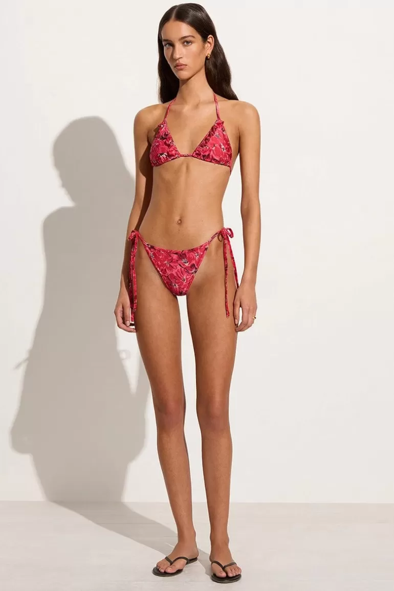 Clearance Faithfull the Brand Zamora Bikini Bottoms El Limon Floral Pink