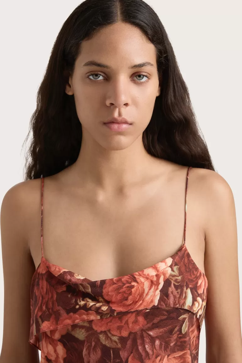Sale Faithfull the Brand Zelie Midi Dress Rose