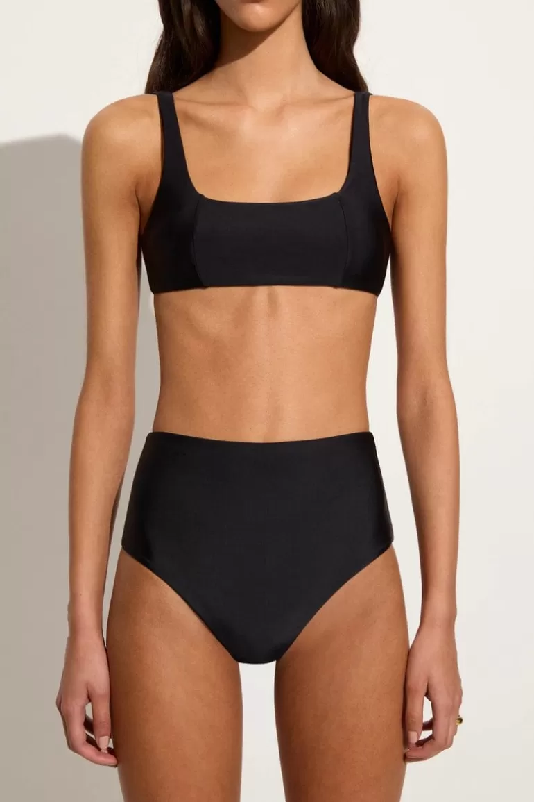 Flash Sale Faithfull the Brand Zizi Bikini Top Black - Final Sale